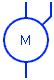dual speed motor symbol, motor circuits, motor diagram