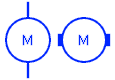 generic motor symbol, motor symbol, motor diagram