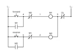 forward revers motor control diagram, forward reverse motor, forward reverse motor circuit