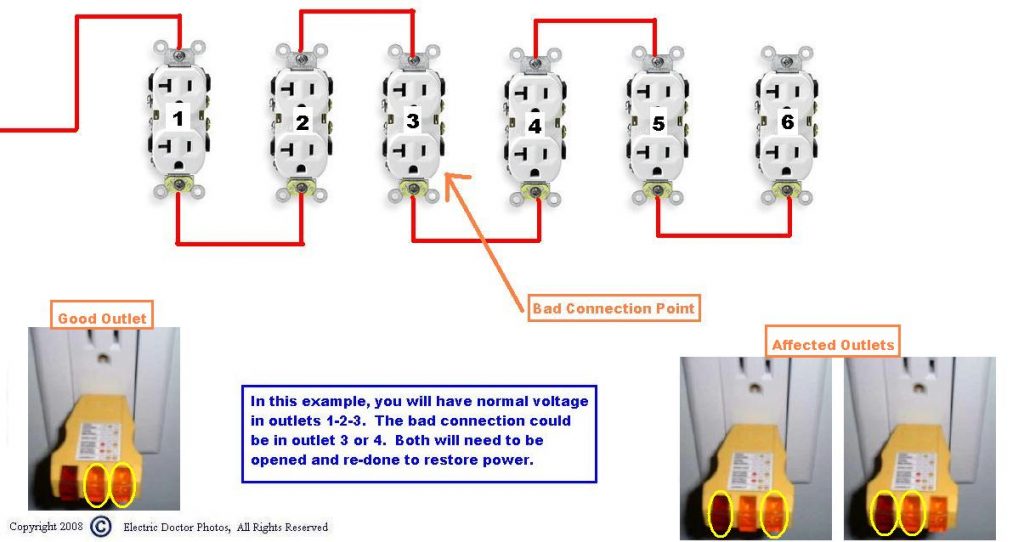 open ground neutral, shared neutral wiring diagram, open nuetral outlet